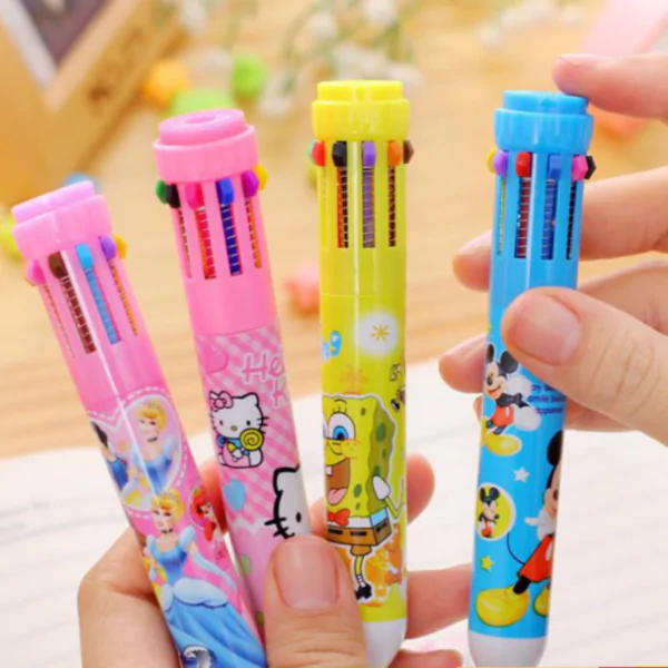 10-in-1 Pen Retractable BallPoint Pen