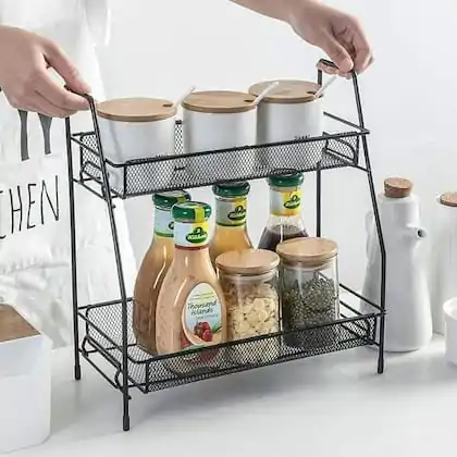 2-Tier Metal Kitchen RACK