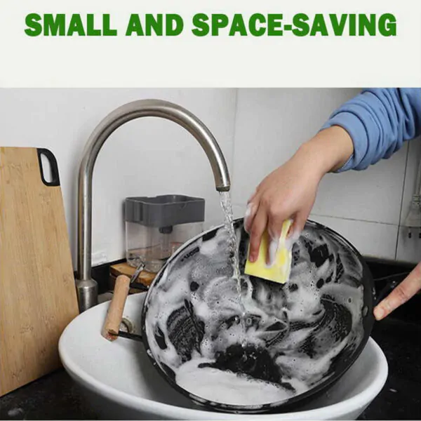 2-in-1 Sponge Caddy with Soap Dispenser - Image 2