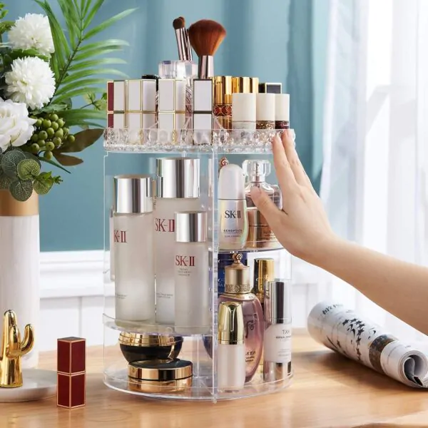 360 ROTATING COSMETIC ORGANIZER