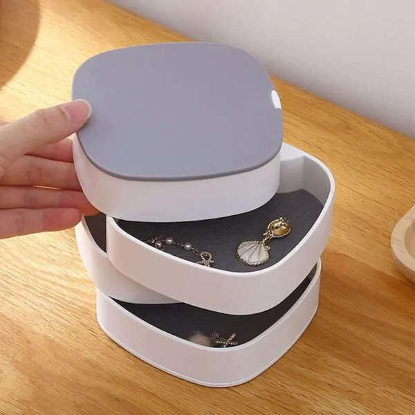 360° Rotation 4 Layer Cosmetic Organizer - Image 2