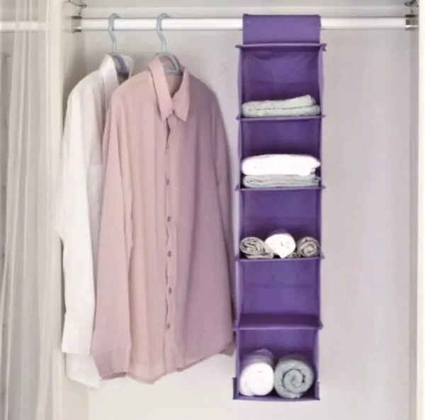 HangEase: 5-Layer Clothes Hanging Organizer - Image 3