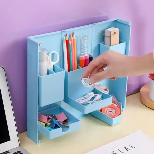 3 Steps Foldable Table Storage Box Organizer - Image 4