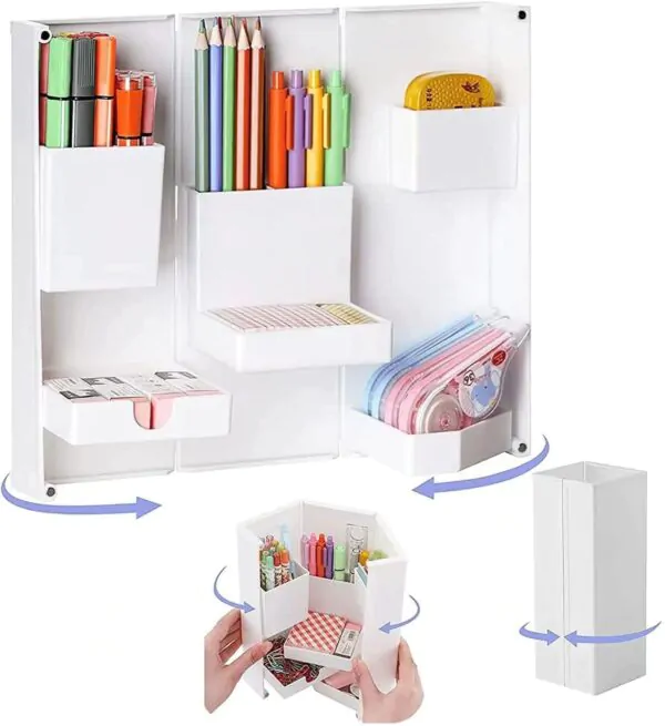 3 Steps Foldable Table Storage Box Organizer - Image 6