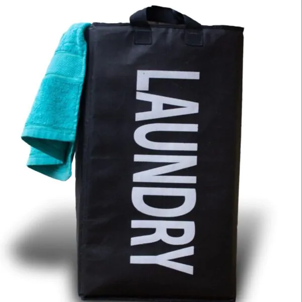 BlackEase: Black Laundry Basket - Image 3