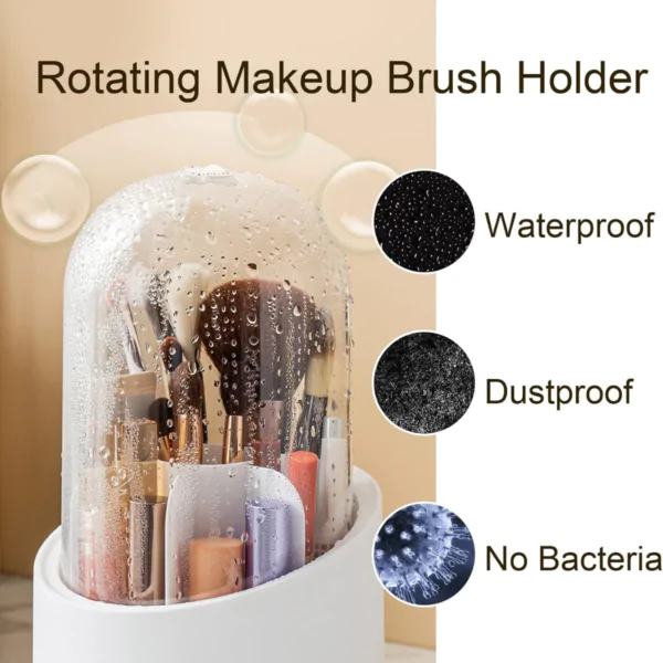 Brush Storage Box Desktop Eyebrow Brush - Image 3