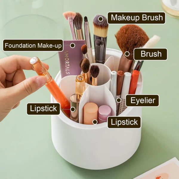 Brush Storage Box Desktop Eyebrow Brush - Image 5