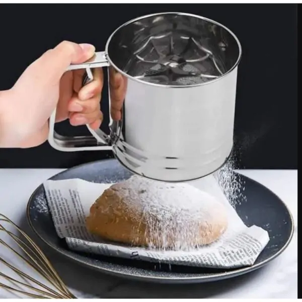 PureSift: Stainless Steel Flour Sifter