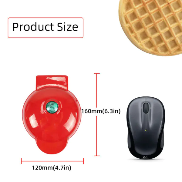 MiniWaffle Master: Mini Waffle Maker Machine - Image 3