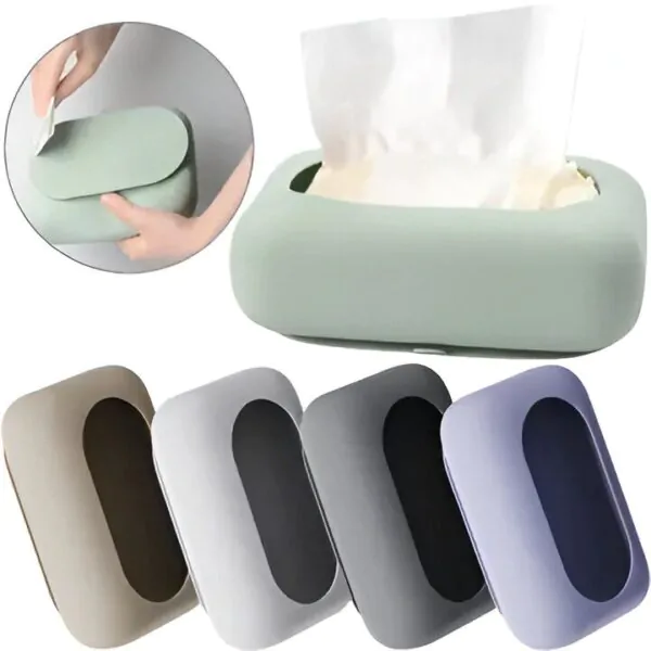 Silicone Suction Tissue Box Holder