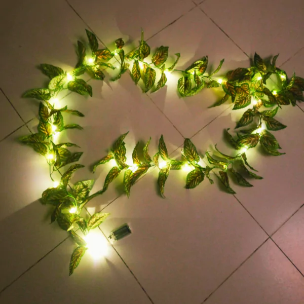 DottyGlow: Polka Dots Leaf LED String Light - Image 2