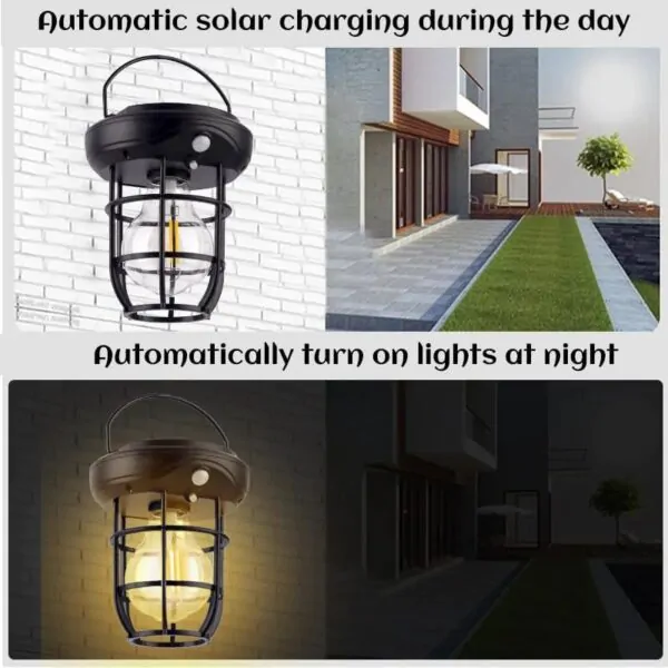 Portable Hanging Solar Wall Lights Outdoor - Image 2