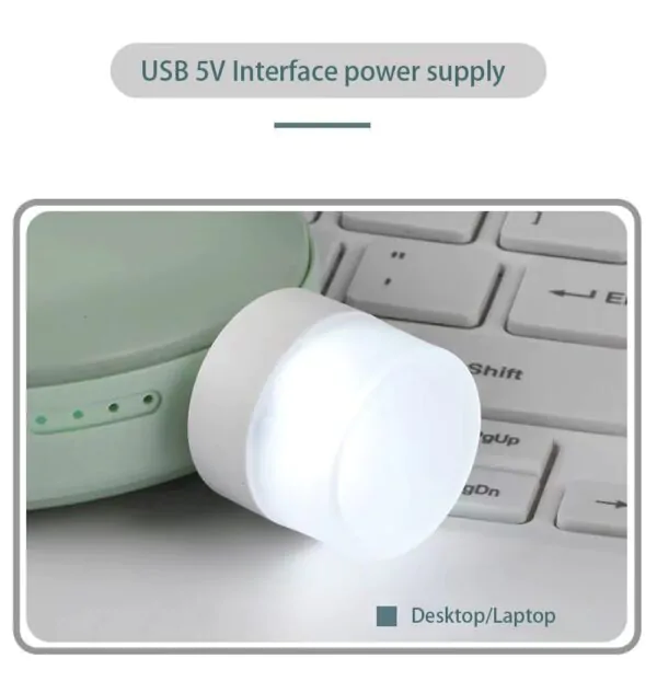 MiniGlow: Portable Mini USB Night Light Bulb 2Pc - Image 4