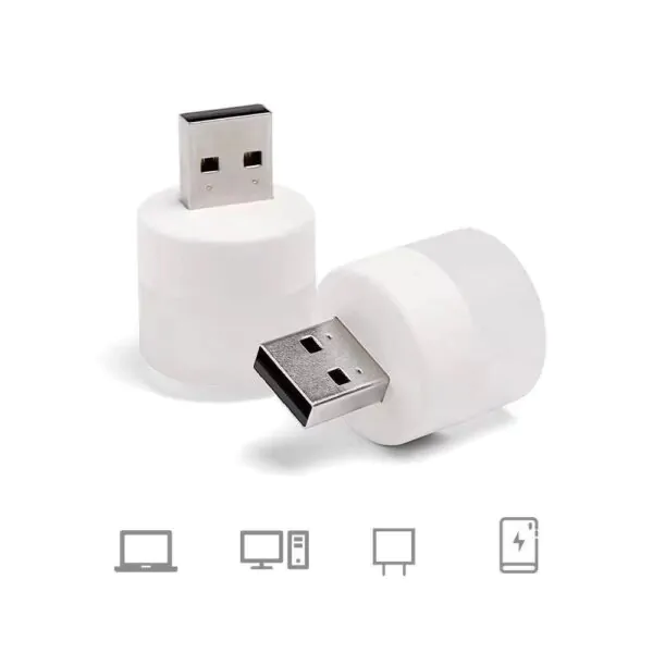 MiniGlow: Portable Mini USB Night Light Bulb 2Pc - Image 6