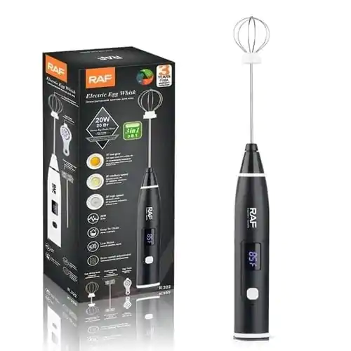 RAF Coffee Beater & Egg Whisker USB Rechargeable - Image 2