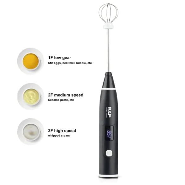 RAF Coffee Beater & Egg Whisker USB Rechargeable - Image 7