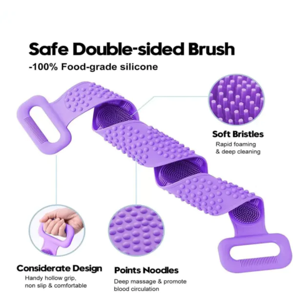 SoftGlow: Soft Silicone Bath Brush - Image 4