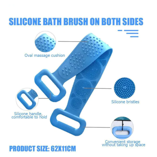 SoftGlow: Soft Silicone Bath Brush