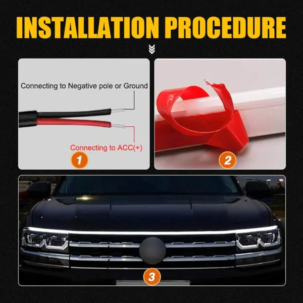 Super Bright Led Car Hood Light Set - Image 4