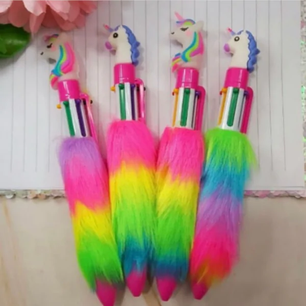 Unicorn Fancy Horse Shape Furr Pen - Image 3