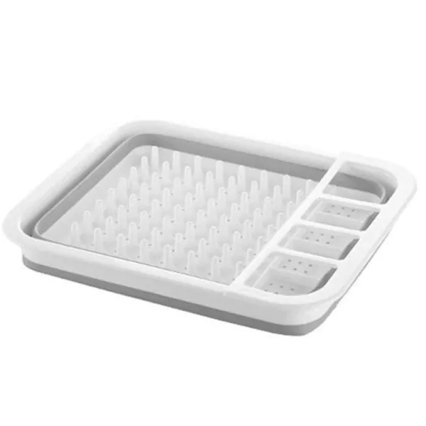 FlexiDry: Foldable Silicone Kitchen Dish Plate Rack - Image 7