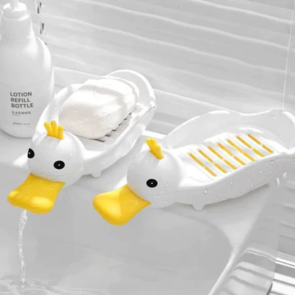 QuackDrain: Happy Duck Long Drainage Soap Tray