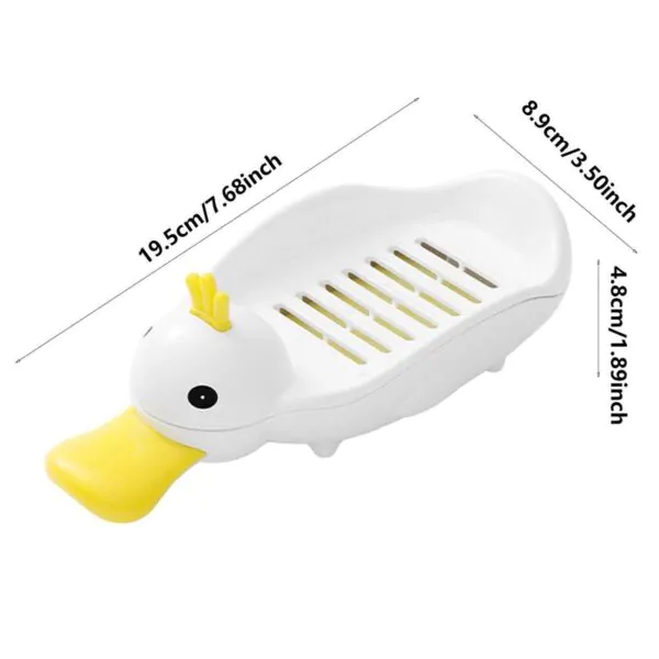 QuackDrain: Happy Duck Long Drainage Soap Tray - Image 5