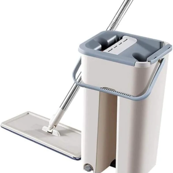 SqueezeShine: Squeeze Microfiber Flat Mop with Bucket - Image 6